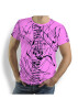 Unique T-shirts for men - DENADA PINK - 100% cotton - GERMENS artfashion - Sizes S to 5XL