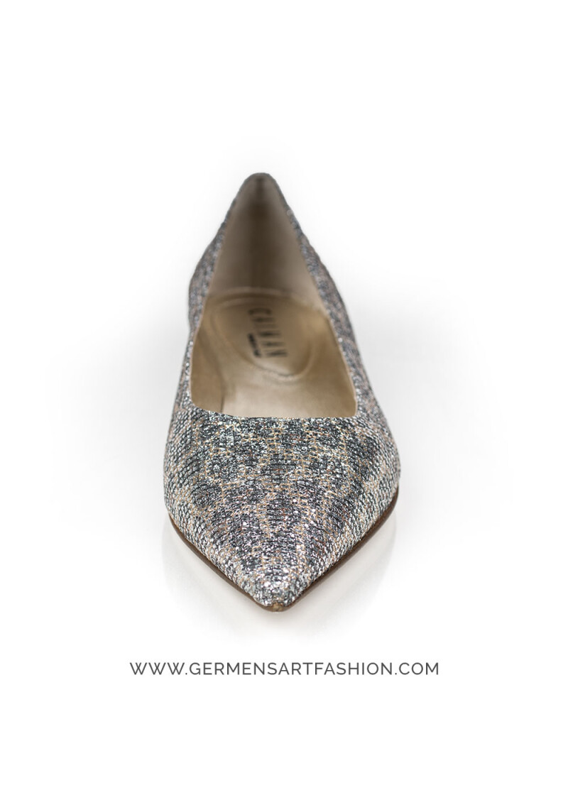 Caiman Damen Schuh Tessutto Glitter