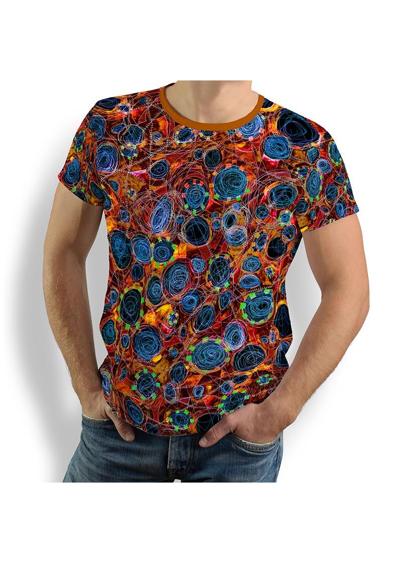 T Shirt Herren CIRCULI SANGRIA von GERMENS