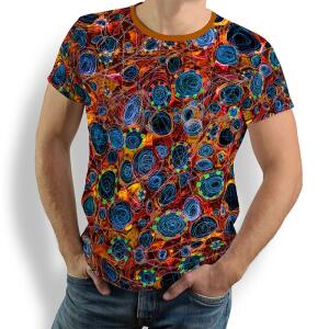 CIRCULI SANGRIA - Herren TShirt Rundhals - 100 %...