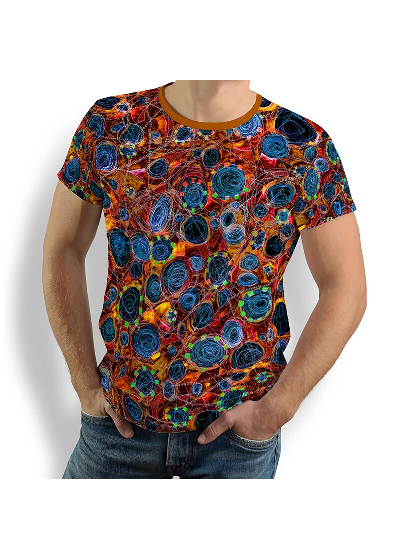 T Shirt Herren CIRCULI SANGRIA von GERMENS