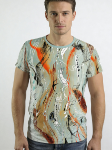 ausgefallene T-Shirts für Männer - RUDER - 100 % Baumwolle - GERMENS artfashion - Größe XL