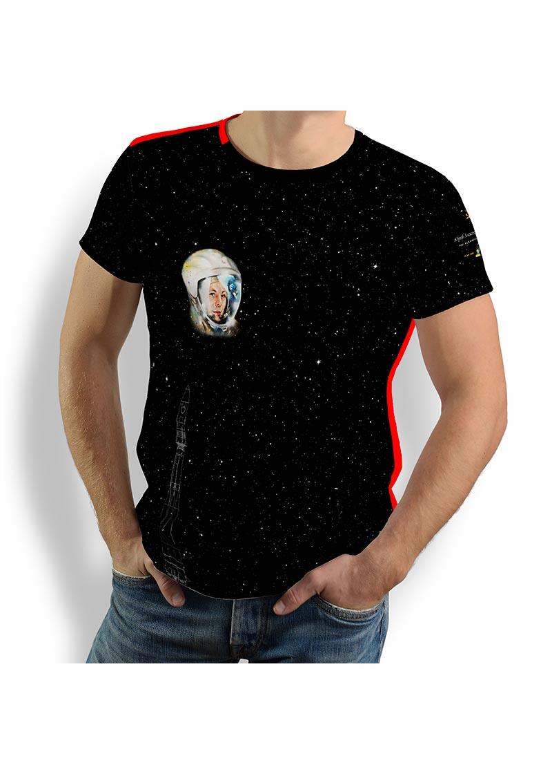 JURI GAGARIN - Herren TShirt Rundhals - 100 % Baumwolle - GERMENS