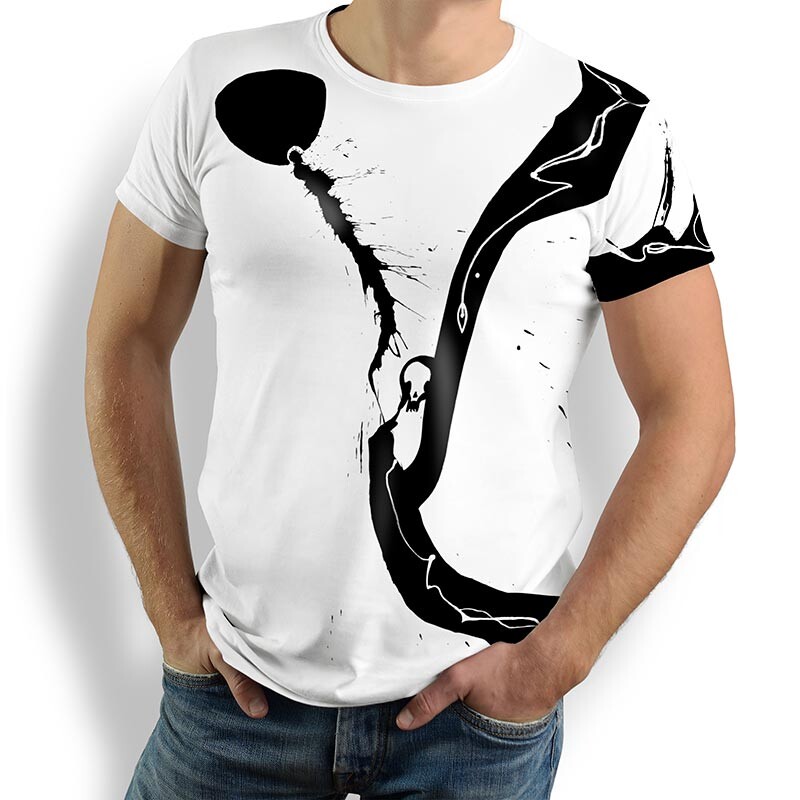 Unique T-shirts for men - HARA - 100% cotton - GERMENS artfashion - Sizes S to 5XL