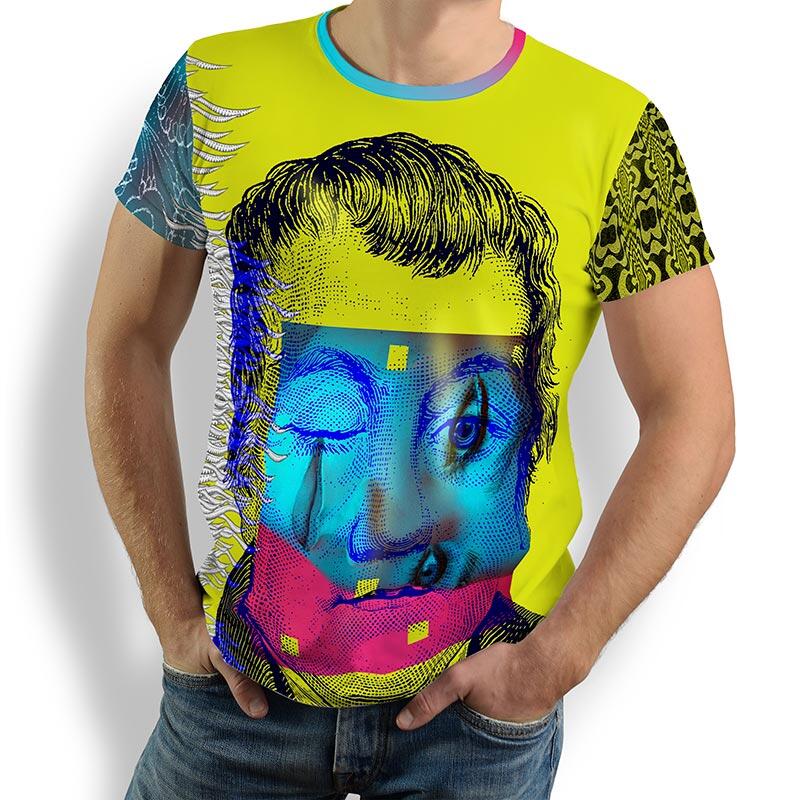 ausgefallene T-Shirts für Männer - PINK MARTINI - 100 % Baumwolle - GERMENS artfashion - Größen S bis 5XL
