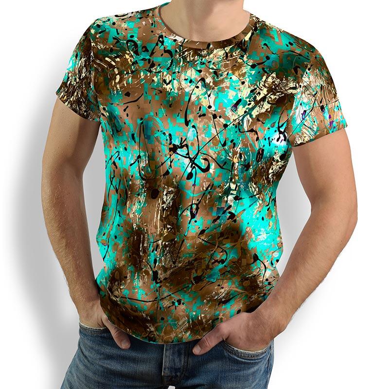 ausgefallene T-Shirts für Männer - TARNA MARE - 100 % Baumwolle - GERMENS artfashion - Größen S bis 5XL