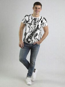 Unique T-shirts for men - DORNENPRINZ TITAN - 100% cotton...