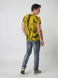 Unique T-shirts for men - DORNENPRINZ GOLD - 100% cotton...