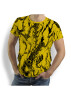 Unique T-shirts for men - DORNENPRINZ GOLD - 100% cotton - GERMENS artfashion - Sizes S to 5XL