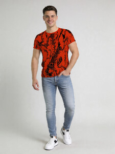 Unique T-shirts for men - DORNENPRINZ BLUT - 100% cotton...