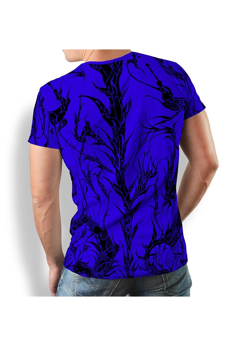 DORNENPRINZ INDIGO - Herren TShirt Rundhals - 100 %...