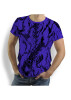 Unique T-shirts for men - DORNENPRINZ INDIGO - 100% cotton - GERMENS artfashion - Sizes S to 5XL