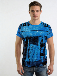 Unique T-shirts for men - I WAS BORN IN - 100% cotton - GERMENS artfashion - Sizes S to 5XL