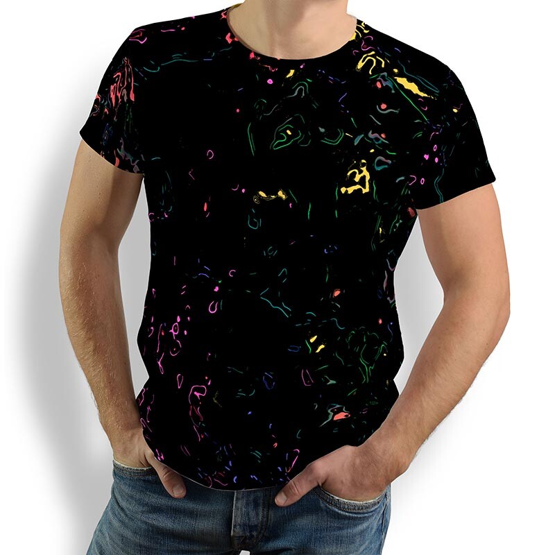 Unique T-shirts for men - DELTA X - 100% cotton - GERMENS artfashion - Sizes S to 5XL