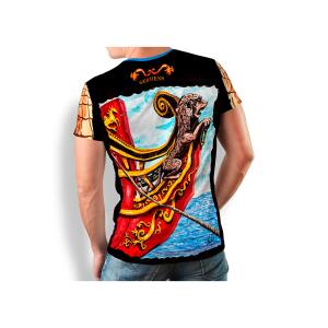 colorful T-shirt men NAVES by GERMENS artfashion with...