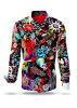 Discover colorful button up shirts for men MAMBO - 100% cotton
