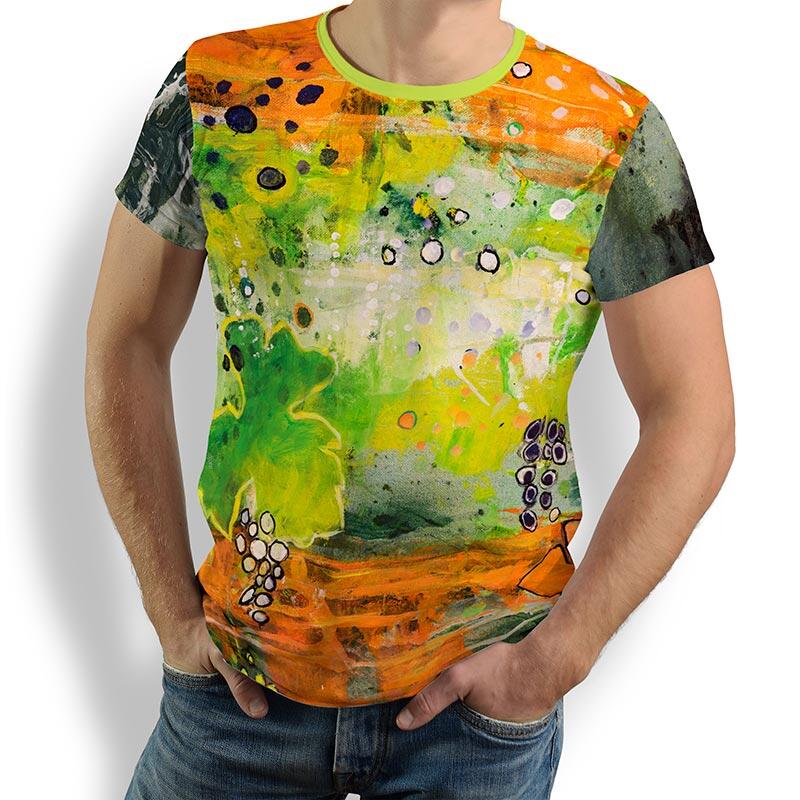 Unique T-shirts for men - AUSLESE - 100% cotton - GERMENS artfashion - Sizes S to 5XL