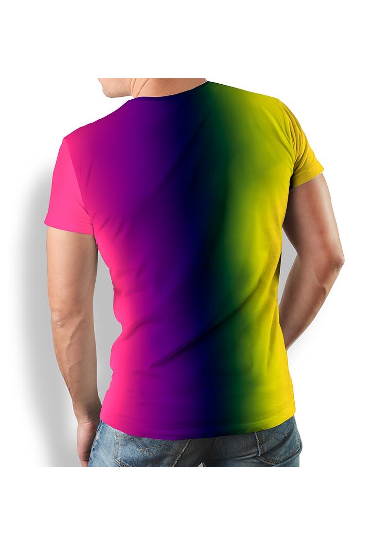 GRADIENT TRANSCENDENCE - Herren T-Shirt Rundhals - 100 %...