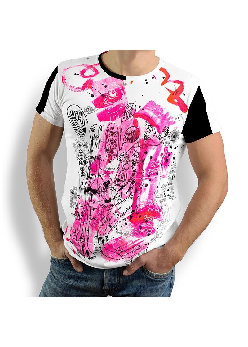 T Shirt Herren THE MONSTER AND THE FRAGILE BOY von GERMENS