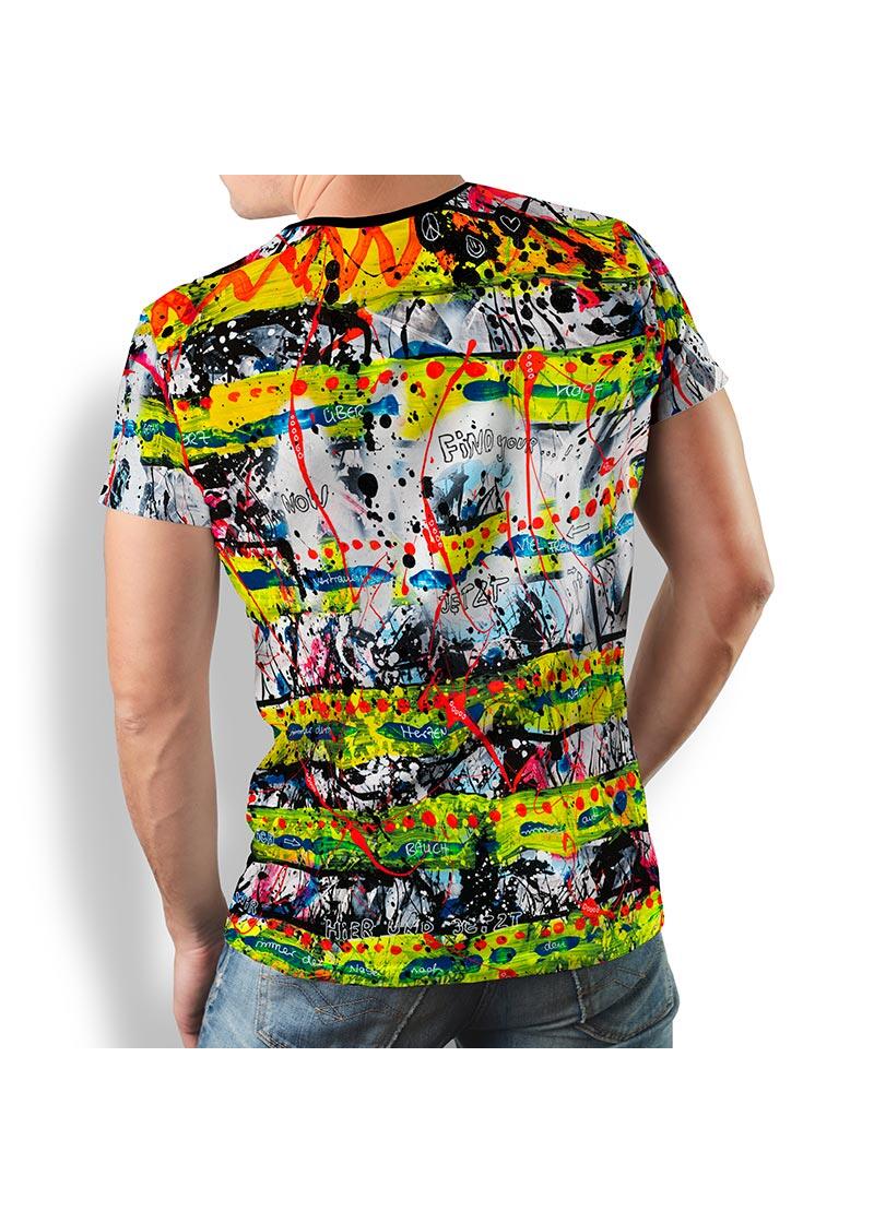 DREI LEBENSWEGE - Herren T-Shirt Rundhals - 100 % Baumwolle - GERMENS