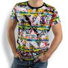 DREI LEBENSWEGE - Herren T-Shirt Rundhals - 100 % Baumwolle - GERMENS