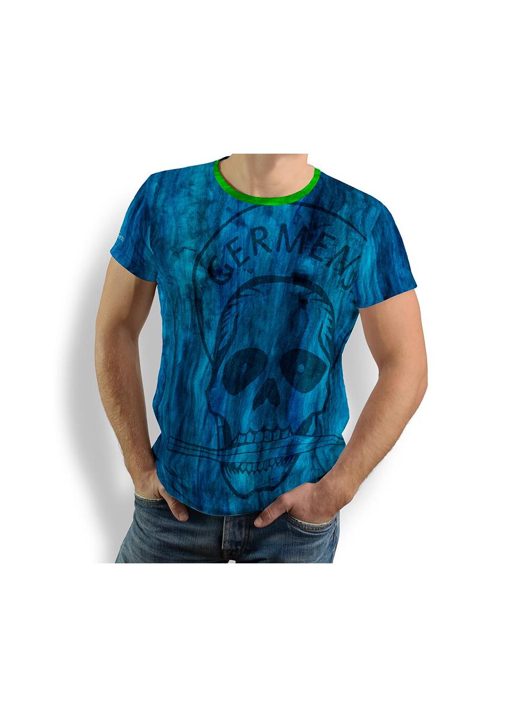 BLUEMAN - Herren T-Shirt Rundhals - 100 % Baumwolle -...