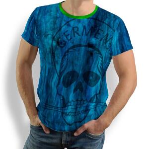 BLUEMAN - Herren T-Shirt Rundhals - 100 % Baumwolle -...