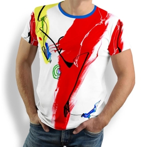 ausgefallene T-Shirts für Männer - SWING - 100 % Baumwolle - GERMENS artfashion - Größen S bis 5XL
