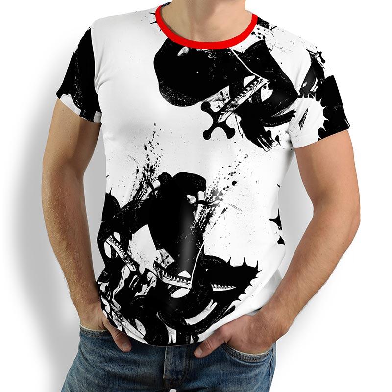 ausgefallene T-Shirts für Männer - COBRA - 100 % Baumwolle - GERMENS artfashion - Größen S bis 5XL