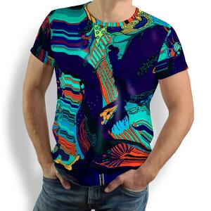 TITICACA - Herren T-Shirt Rundhals - 100 % Baumwolle -...
