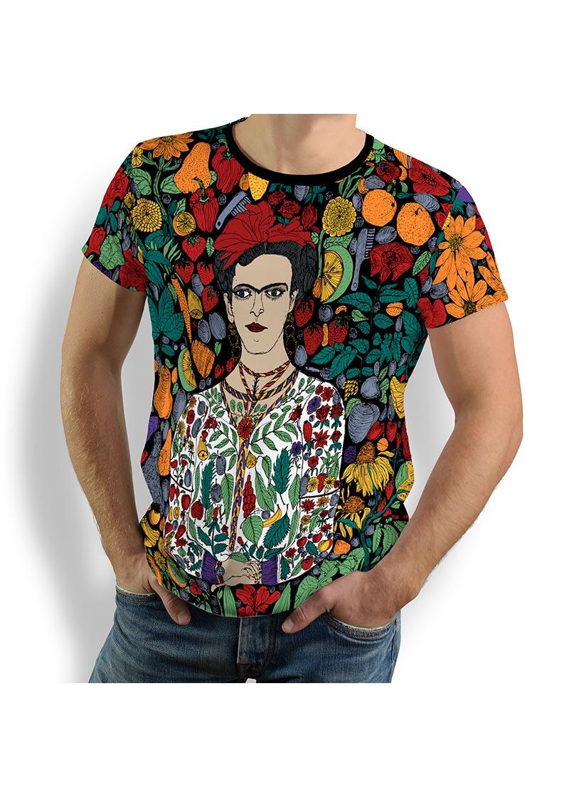 T Shirt Herren BLUMEN MEXICOS von GERMENS