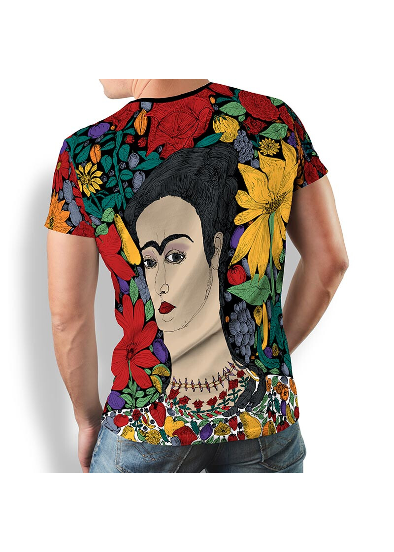 BLUMEN MEXICOS - Herren T-Shirt Rundhals - 100 % Baumwolle - GERMENS