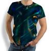 STRINGS - Herren T-Shirt Rundhals - 100 % Baumwolle - GERMENS