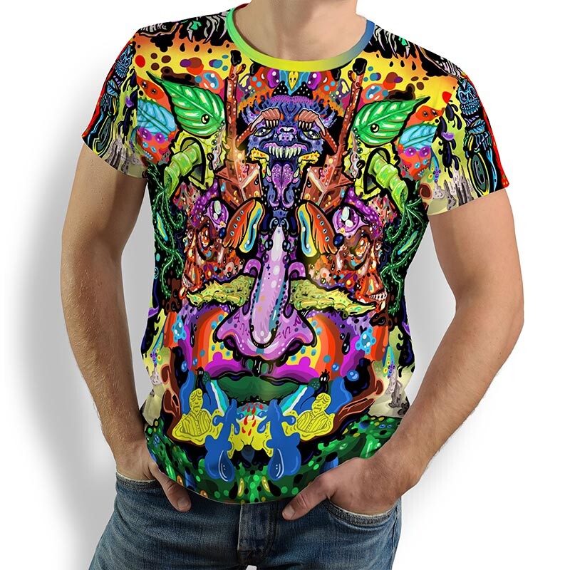 Unique T-shirts for men - HYPER GENESIS - 100% cotton - GERMENS artfashion - Sizes S to 5XL