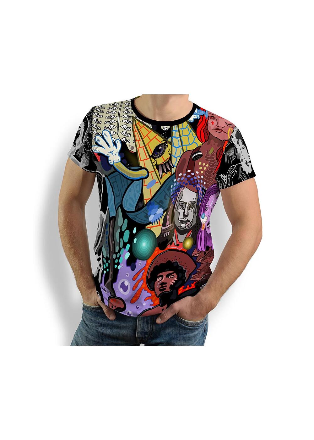 CONTRA BANNED - Cool colorful t-shirt - 100 % cotton -...