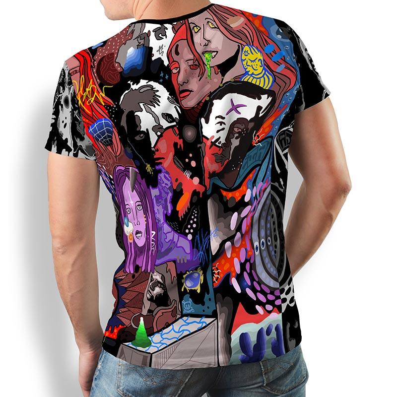 CONTRA BANNED - Cool colorful t-shirt - 100 % cotton - GERMENS artfashion - 8 sizes S-5XL