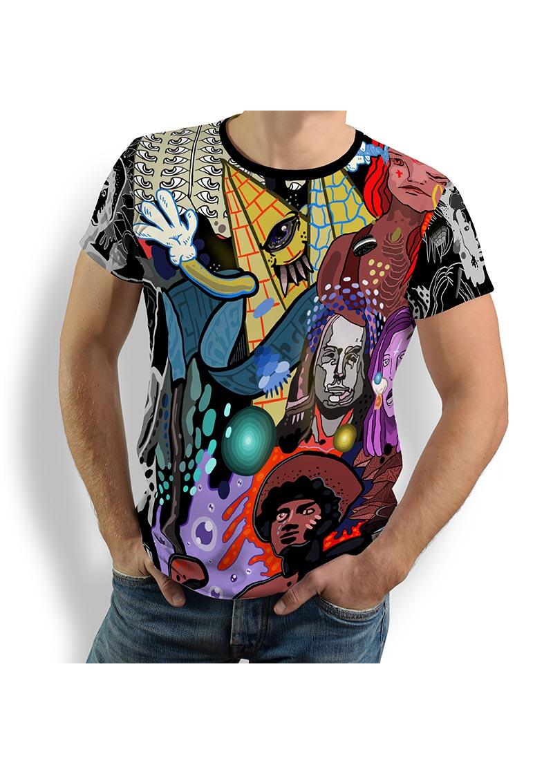 CONTRA BANNED - Cool colorful t-shirt - 100 % cotton - GERMENS artfashion - 8 sizes S-5XL