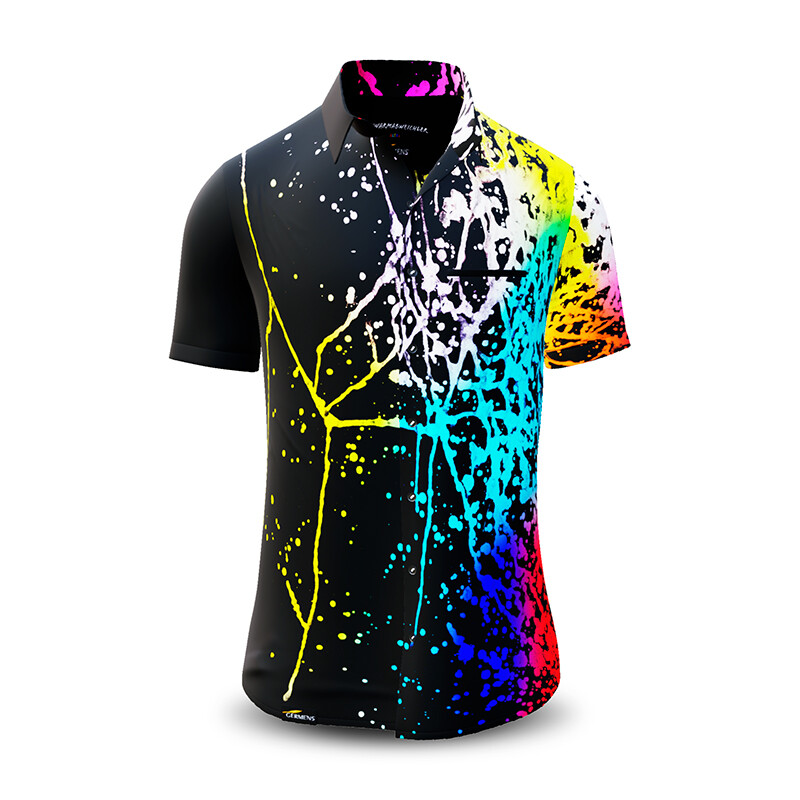 Summer shirt for men SCHWARMABWEICHLER ULTRA - 100% cotton - 10 sizes from XS to 6XL - exceptional design - finest workmanship - fabrics made in Germany - limited edition and exclusive