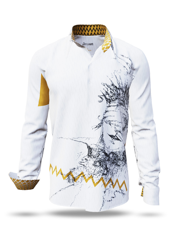 Herrenhemden Langarm DREAMER – GERMENS artfashion – 100 % Baumwolle - Größe L