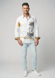 Discover colorful button up shirts for men DREAMER - 100%...