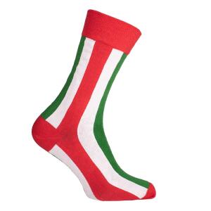 ITALIA - Rot grün weisse Socken - Unisex