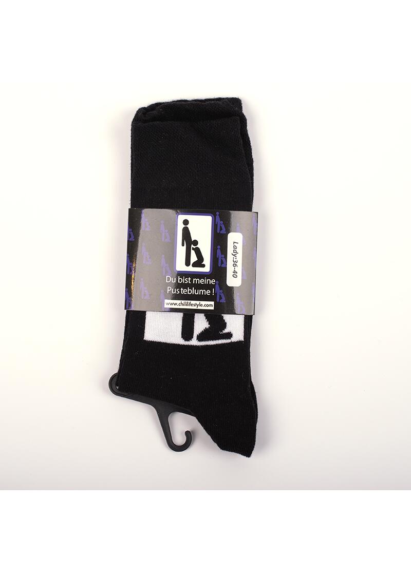 PUSTEBLUME - Schwarz weisse Socken - Unisex
