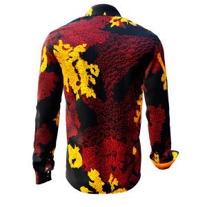 EMBER WHISKY - Black red yellow shirt - GERMENS