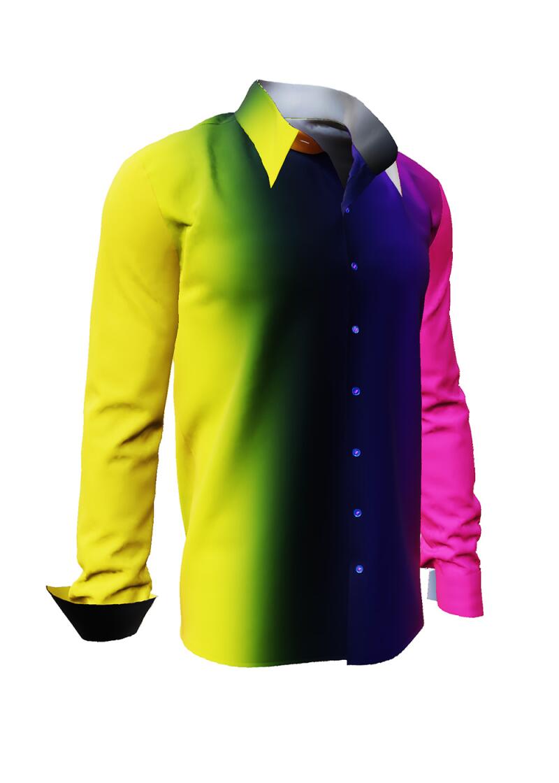 GRADIENT TRANSCENDENCE - Mehrfarbiges Hemd - GERMENS