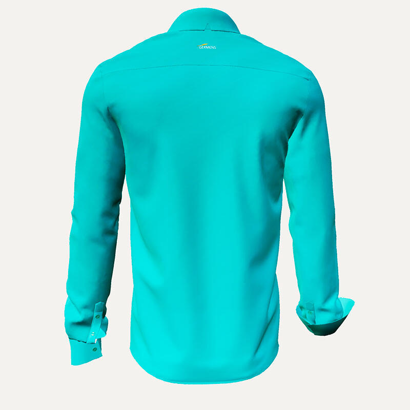 GRADIENT AQUA - Turquoise shirt - GERMENS