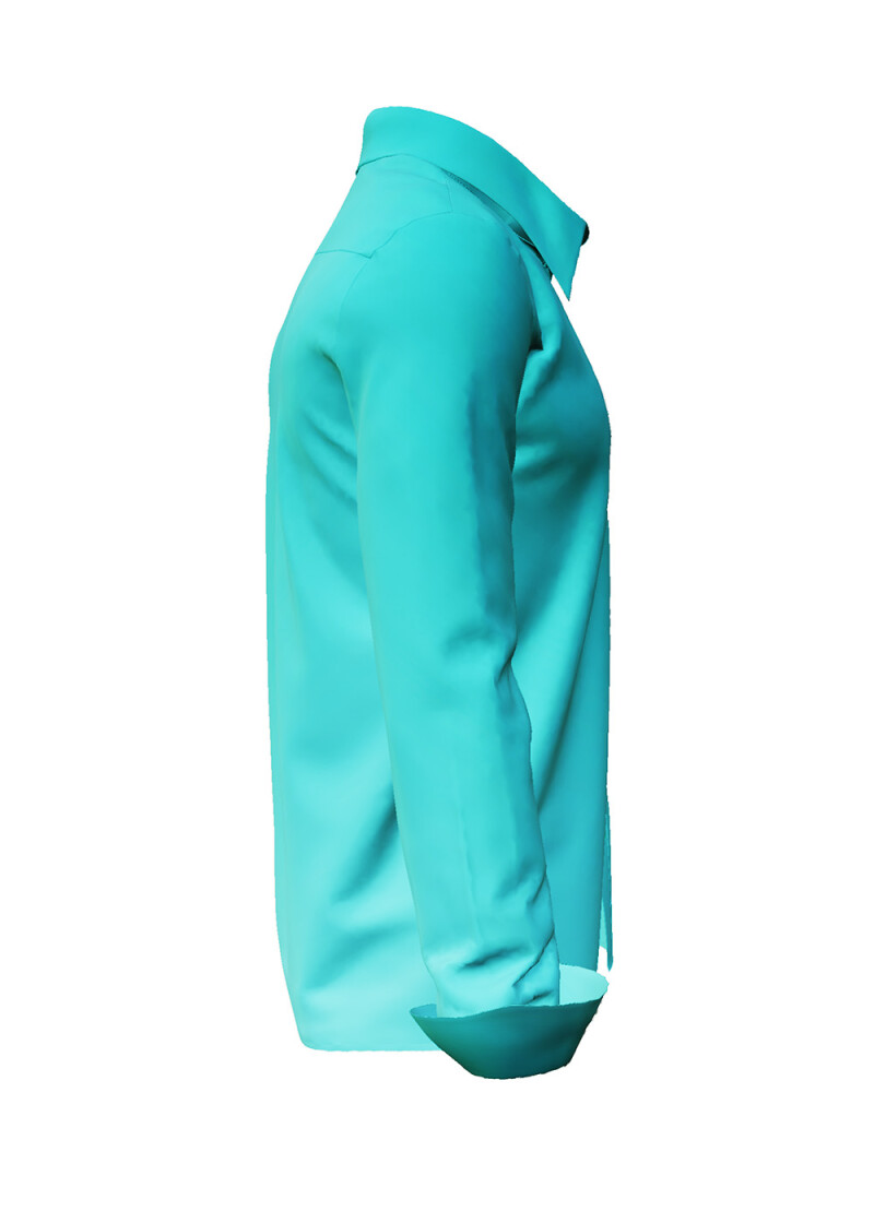 GRADIENT AQUA - Turquoise shirt - GERMENS