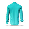 Discover Button Up Shirt GRADIENT AQUA - 100 % cotton