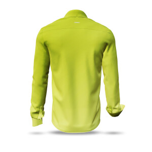 Discover Button Up Shirt GRADIENT LIME - 100 % cotton