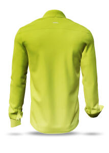 Discover Button Up Shirt GRADIENT LIME - 100 % cotton