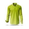 Discover Button Up Shirt GRADIENT LIME - 100 % cotton